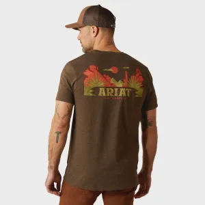 Ariat Men's Modern Messa T-Shirt - Brown Heather