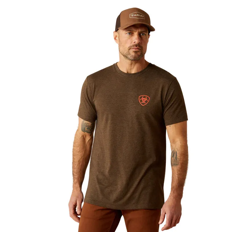 Ariat Men's Modern Messa T-Shirt - Brown Heather