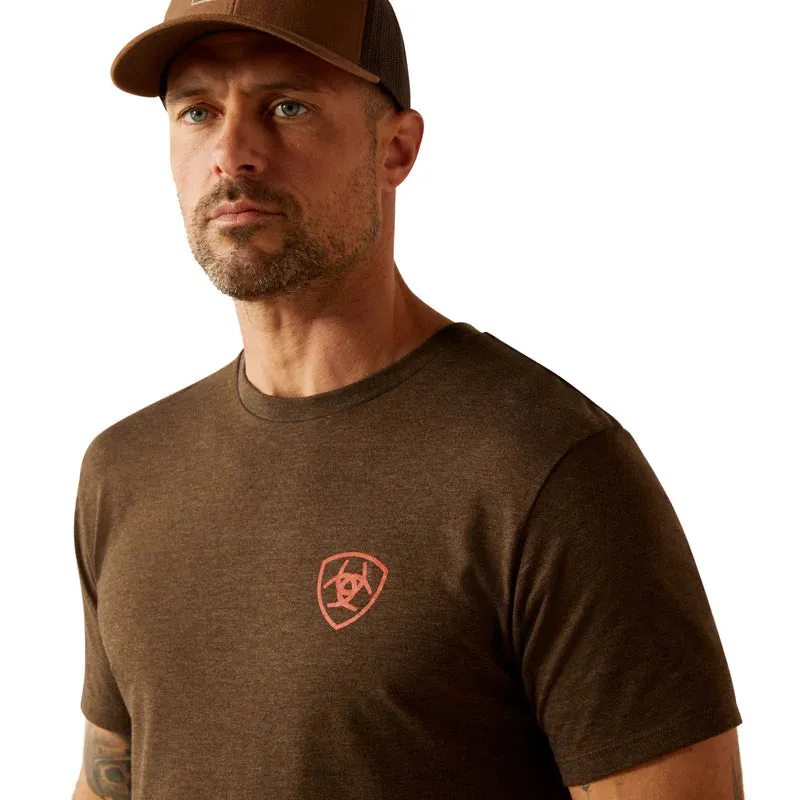 Ariat Men's Modern Messa T-Shirt - Brown Heather