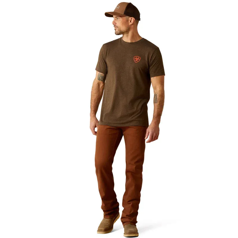 Ariat Men's Modern Messa T-Shirt - Brown Heather