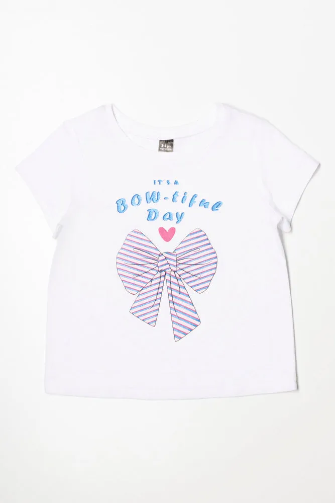 Bow T-Shirt White