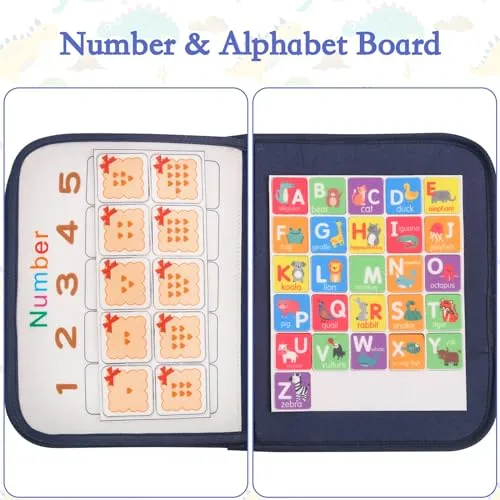 Busy board for toddlers 4 layers