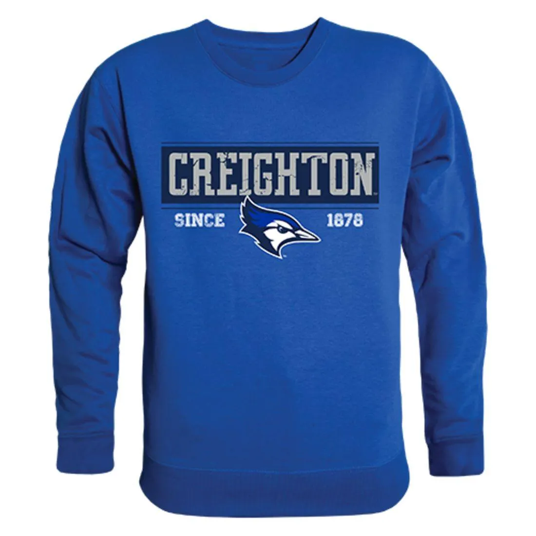 Creighton University Bluejays Established Crewneck Pullover Sweatshirt Sweater Royal