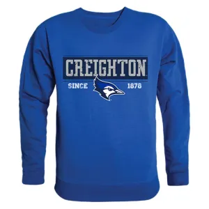 Creighton University Bluejays Established Crewneck Pullover Sweatshirt Sweater Royal