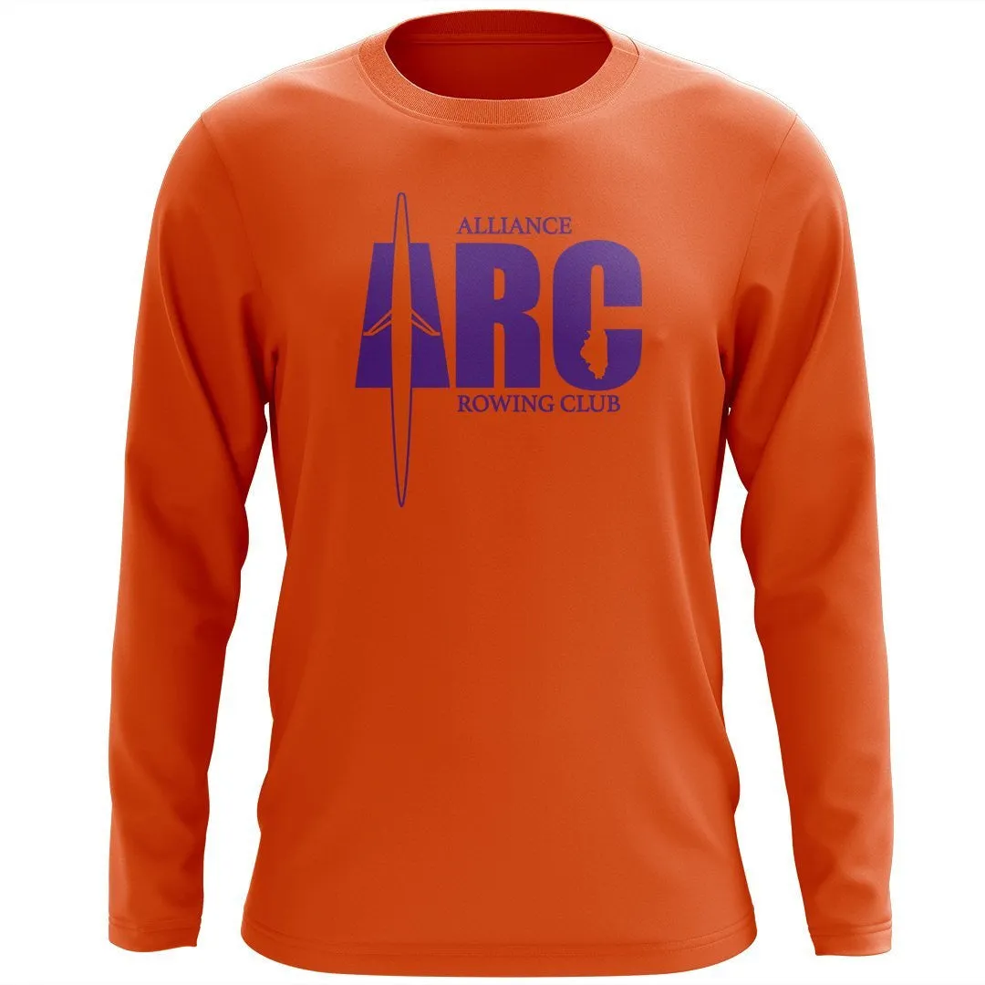 Custom Alliance Rowing Club Long Sleeve Cotton T-Shirt