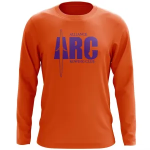 Custom Alliance Rowing Club Long Sleeve Cotton T-Shirt