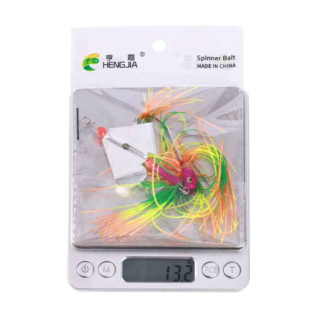 Dr.Fish Colorful Spinner Baits Jigs 12.6cm 12g