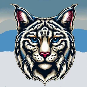 Exotic Big Cats - American Bobcat-A. / Unisex Graphic Tee Shirt