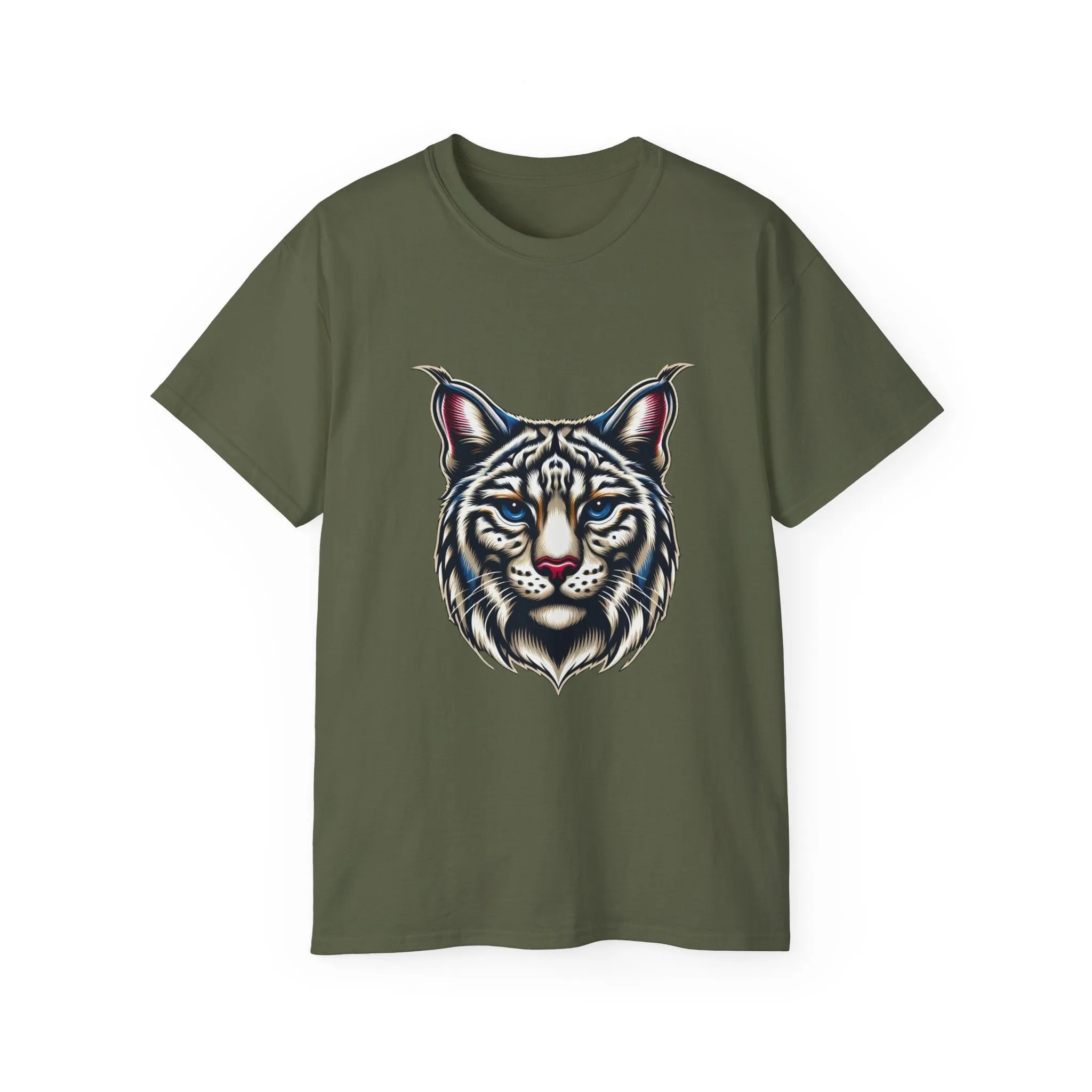 Exotic Big Cats - American Bobcat-A. / Unisex Graphic Tee Shirt
