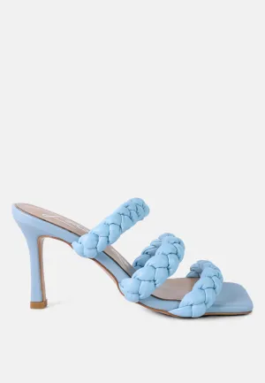 High Bae Braided Strap Casual Heels by London Rag