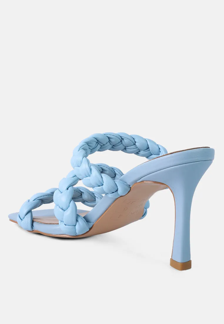 High Bae Braided Strap Casual Heels by London Rag