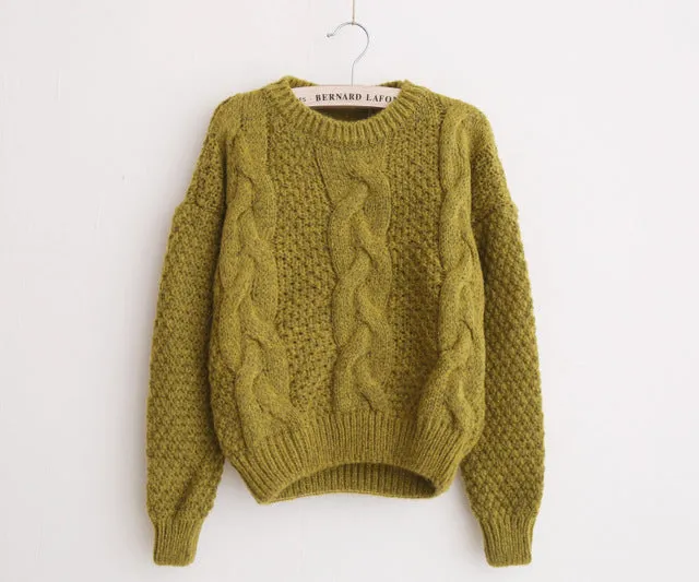 H.SA Women Sweaters Warm Pullover