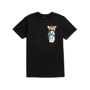 Huf Dicey Short Sleeves T-Shirt Black TS01952 BLK