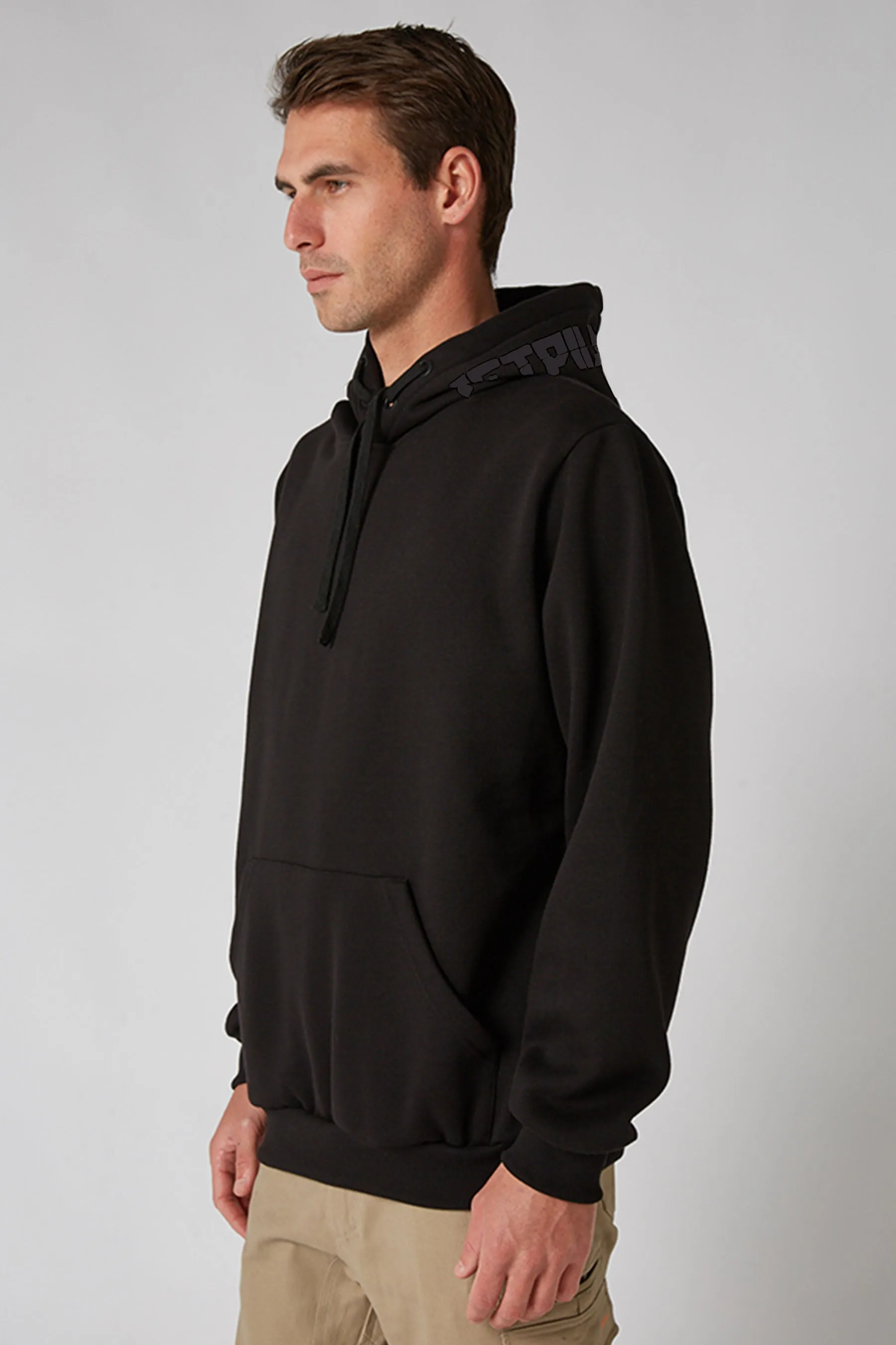 JP Sparked Mens Pullover Hoodie - Black/Coal
