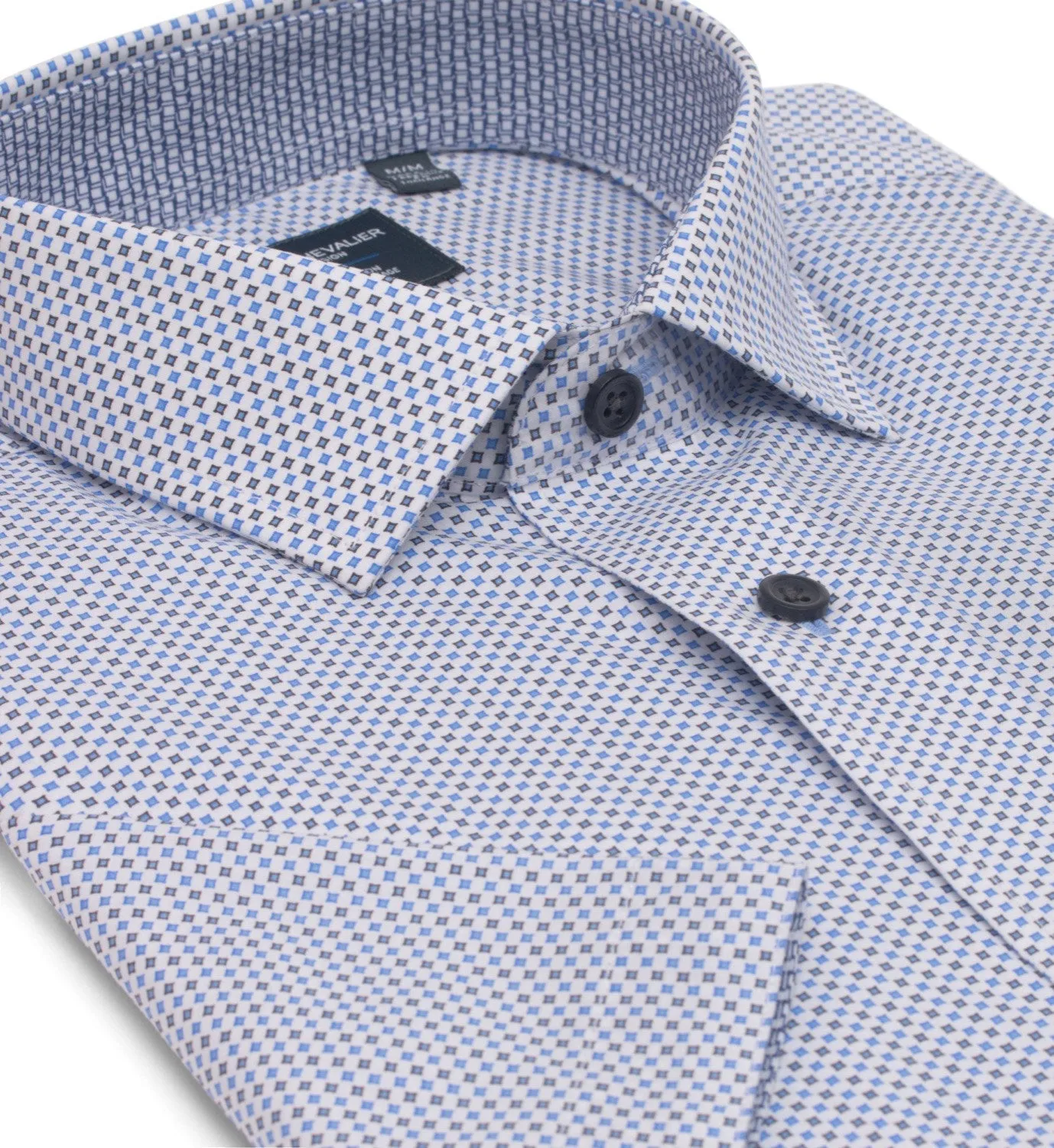 Leo Chevalier - Short Sleeve Shirt - Casual Fit - 100% Cotton Non-iron - 528370 Clearance