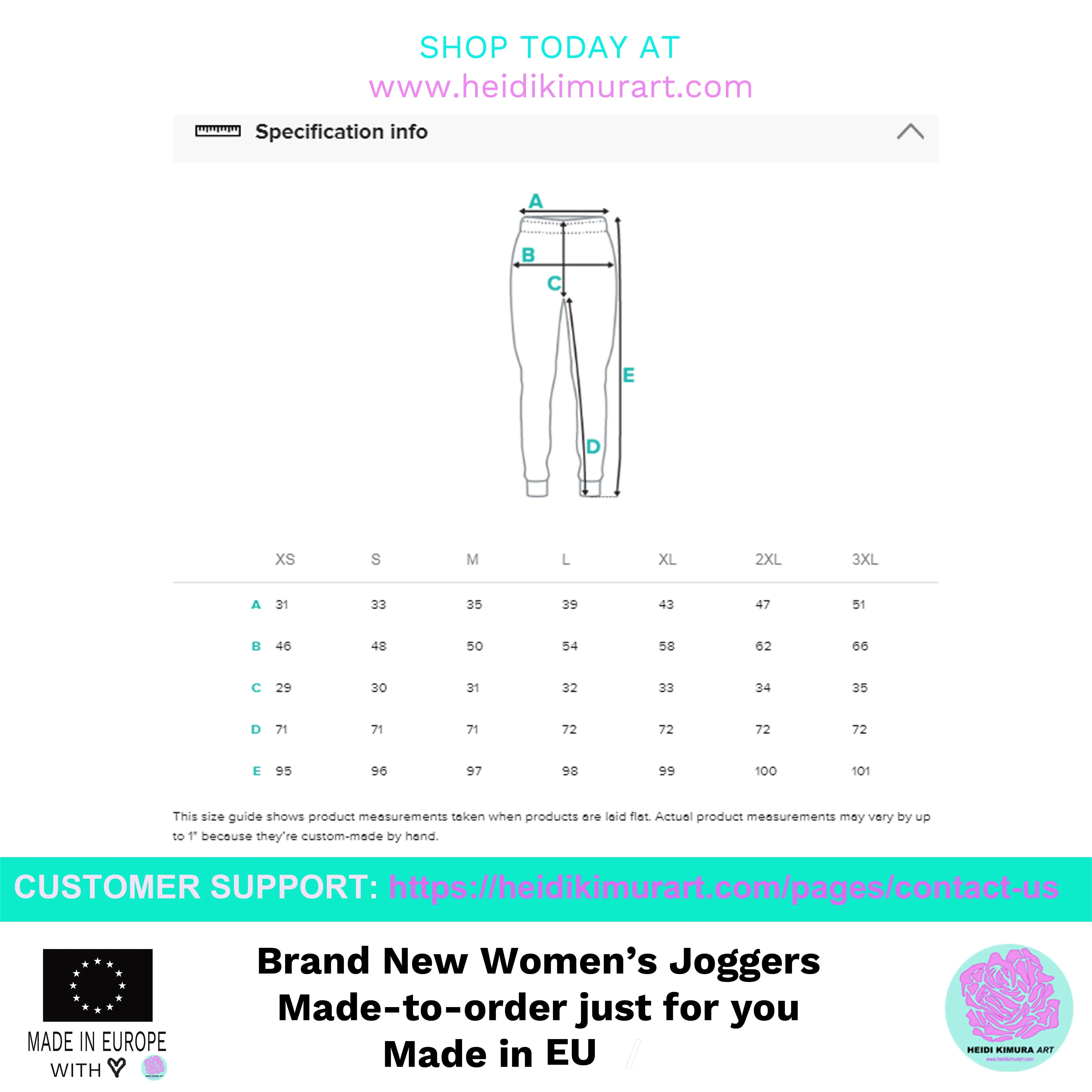Light Yellow Women's Joggers, Solid Color Soft Ladies Jogger Pants With Pockets- Made in EU