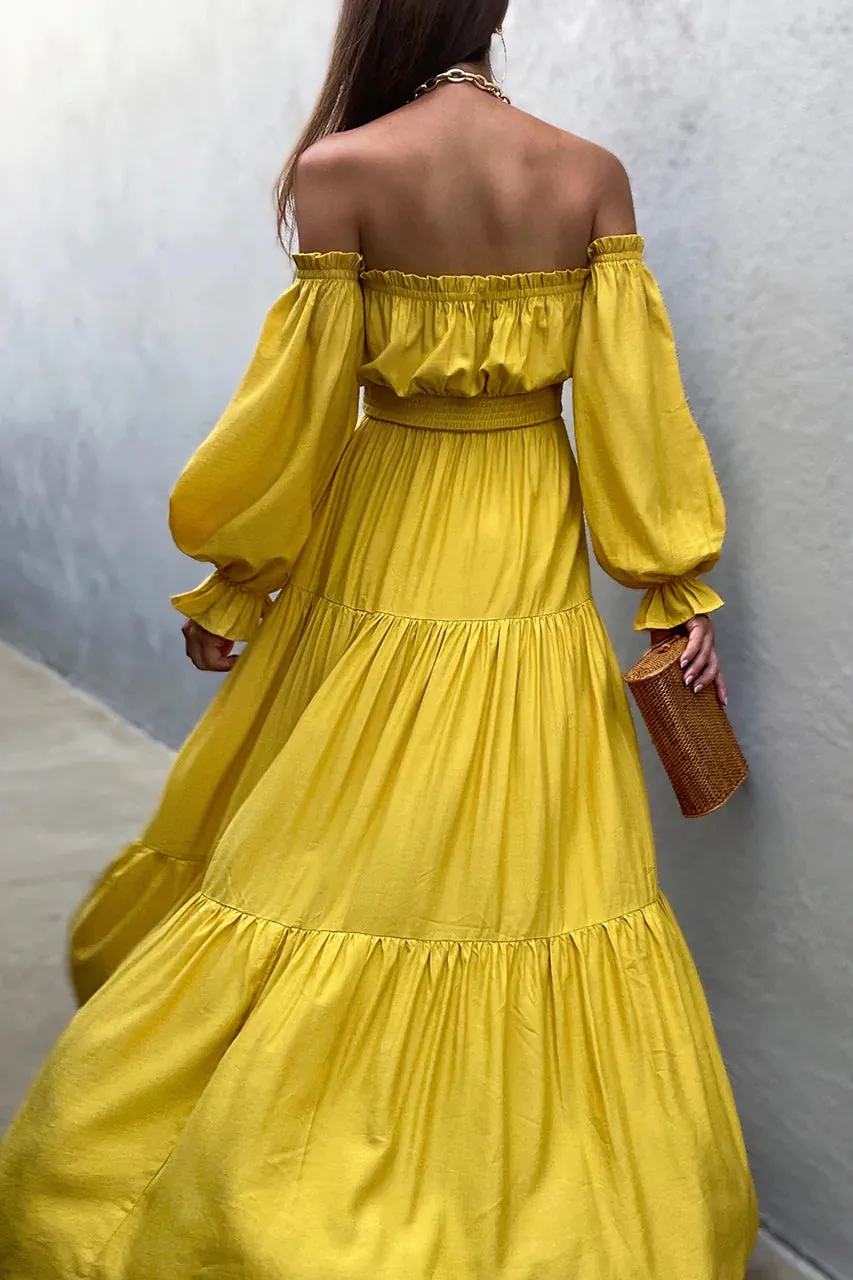 Loreli Maxi Dress -  Yellow