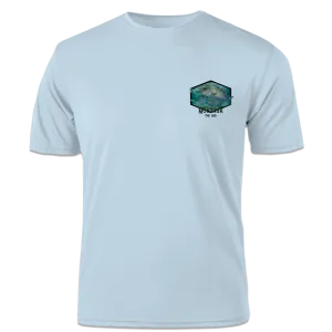 Men's Montauk Surf and Sports Montauk The End Striped Bass Short Sleeve Tee