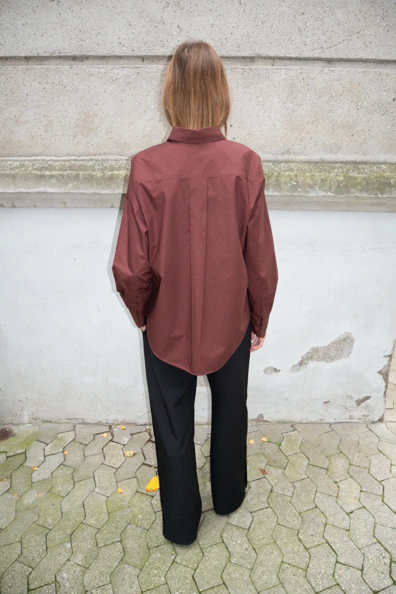 MR. LARKIN, Power Shirt, Mahogany