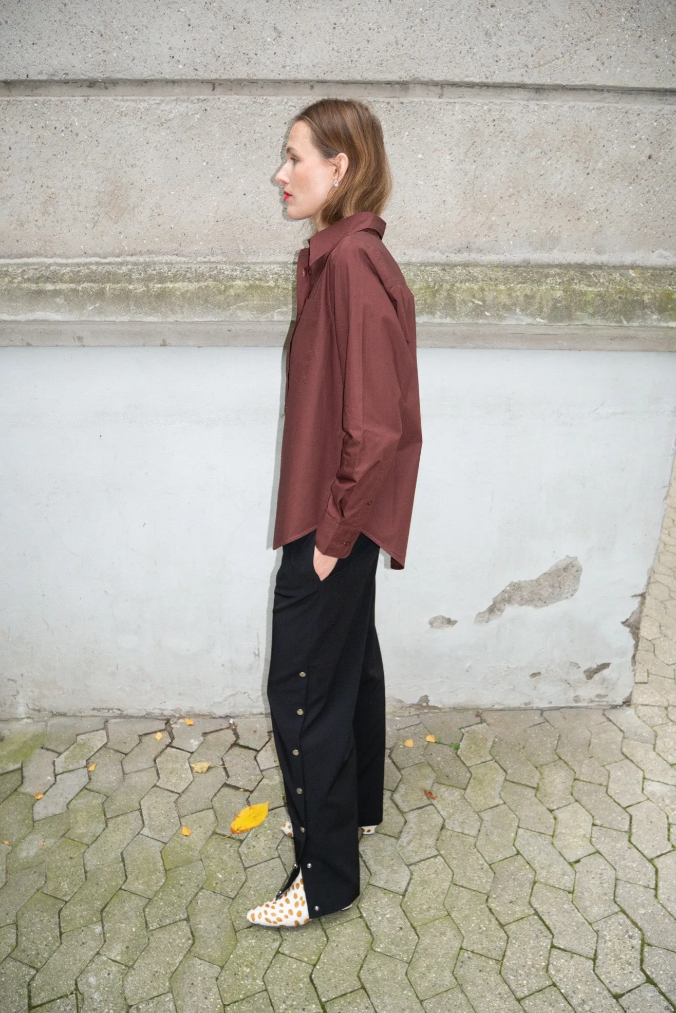 MR. LARKIN, Power Shirt, Mahogany