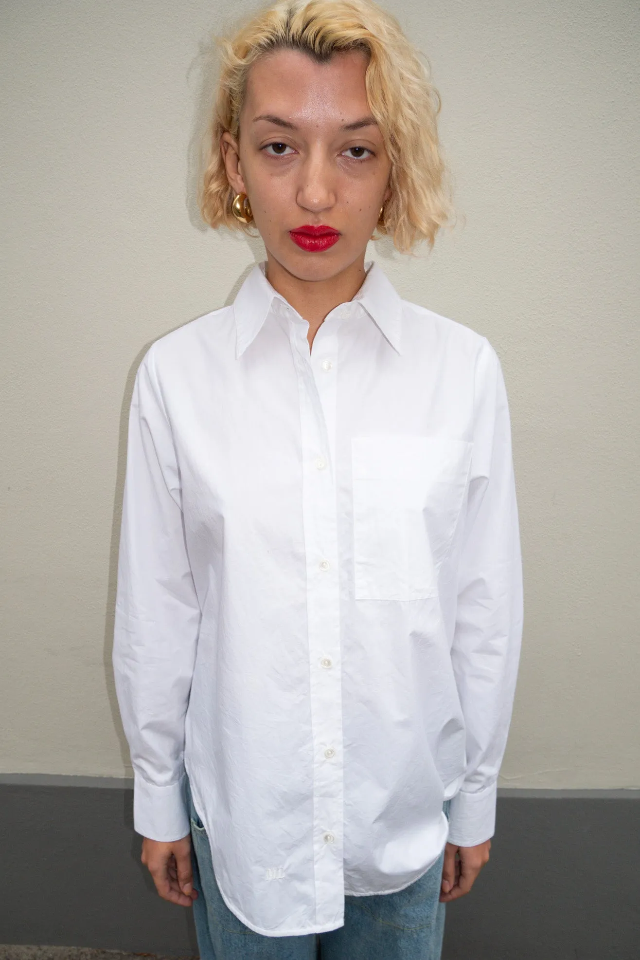 MR. LARKIN, Power Shirt, Off White