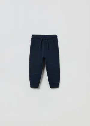 OVS Kids Boy Plush Joggers With Drawstring