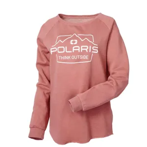 Polaris Adventure Crew Sweatshirt Sweater Dusty Rose Pink