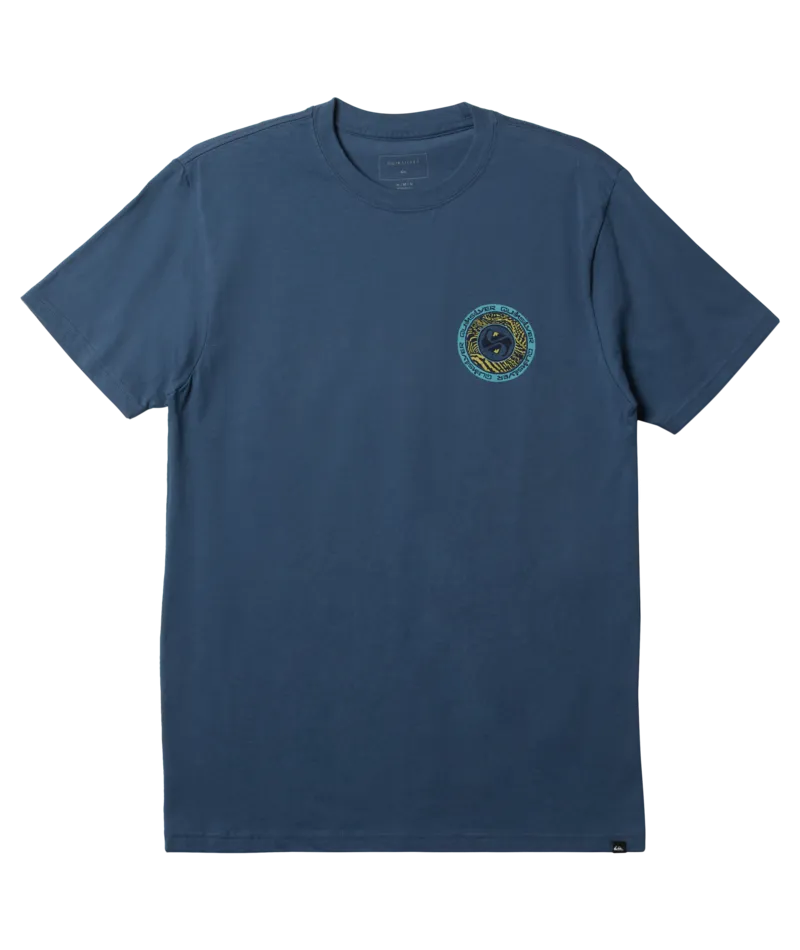 Quiksilver Circles End Tee-Bering Sea