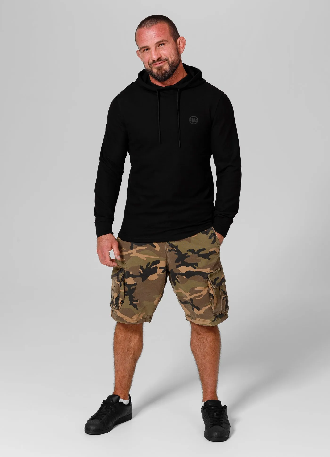 Rockey Pique Hoodie - Black