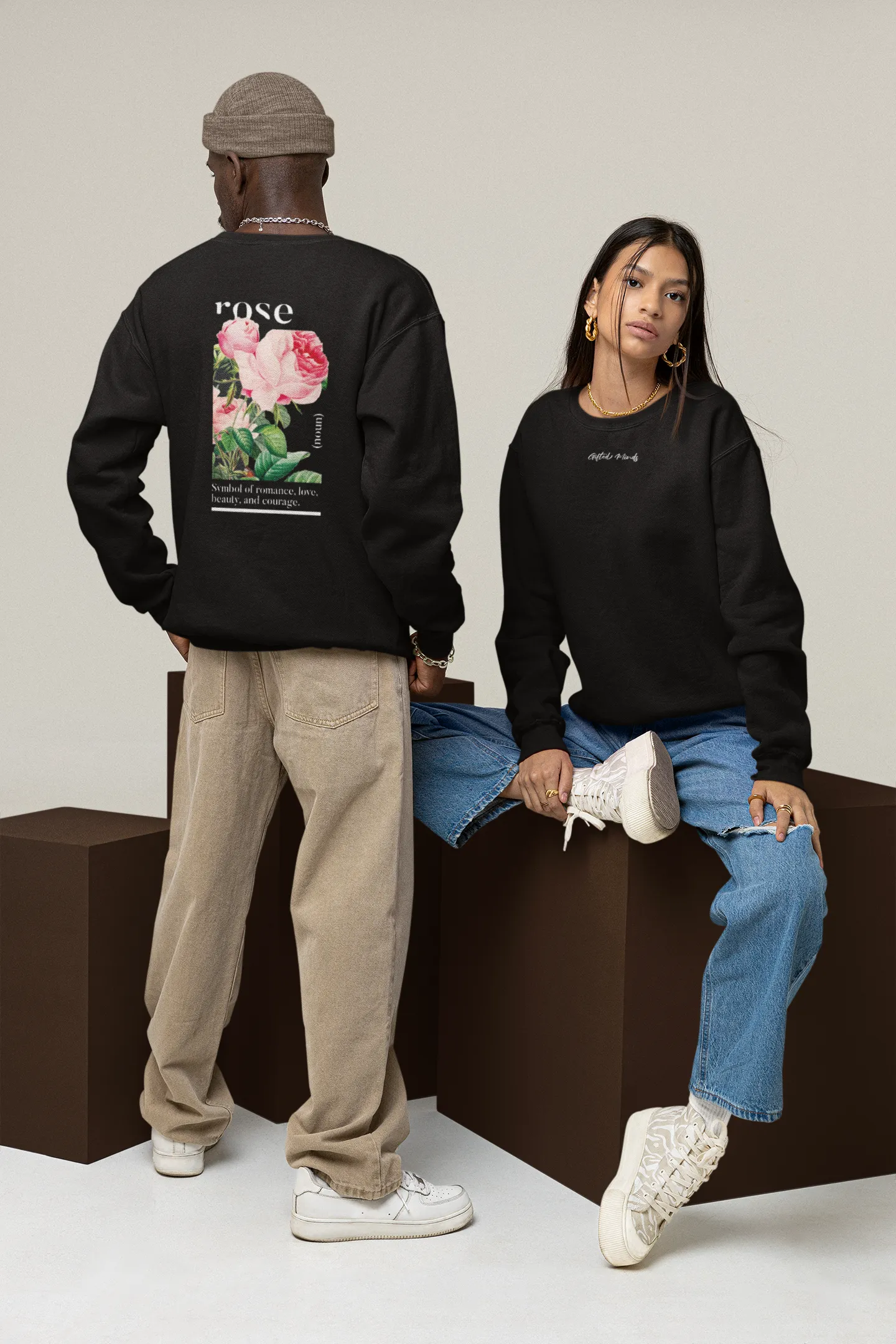 Rose Premium Sweatshirt