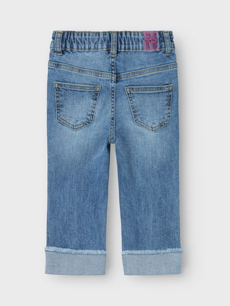 Rose Straight Jeans 9262-Medium Blue Denim