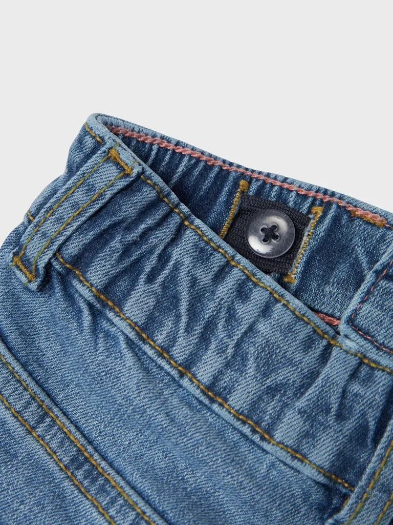 Rose Straight Jeans 9262-Medium Blue Denim