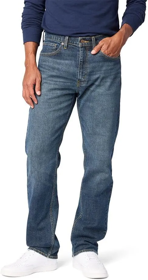 Signature by Levi Strauss & Co. Gold Label Men's Relaxed Fit Flex Jeans