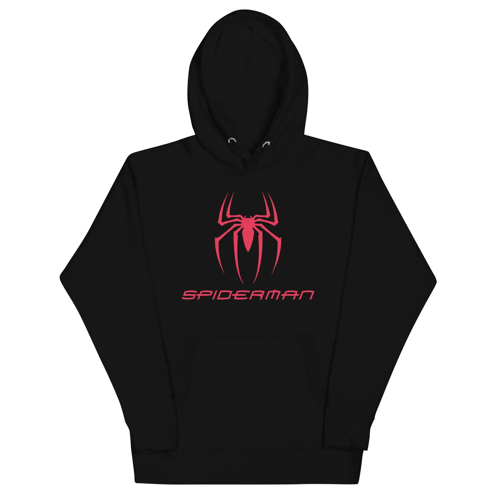 Spiderman Red Logo Printed Hoodie for Men and Women
