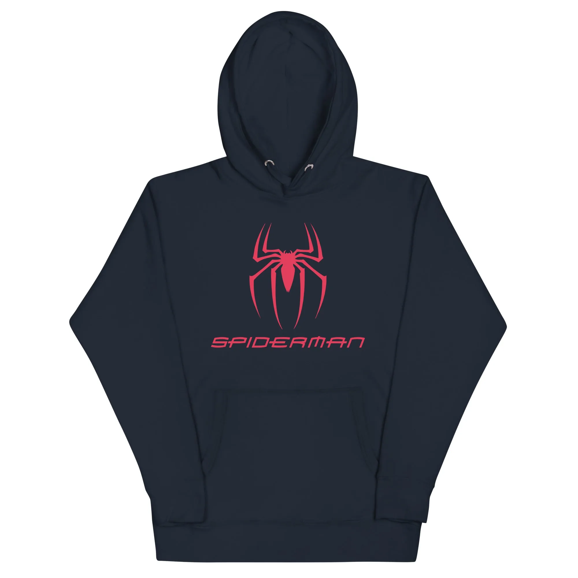 Spiderman Red Logo Printed Hoodie for Men and Women