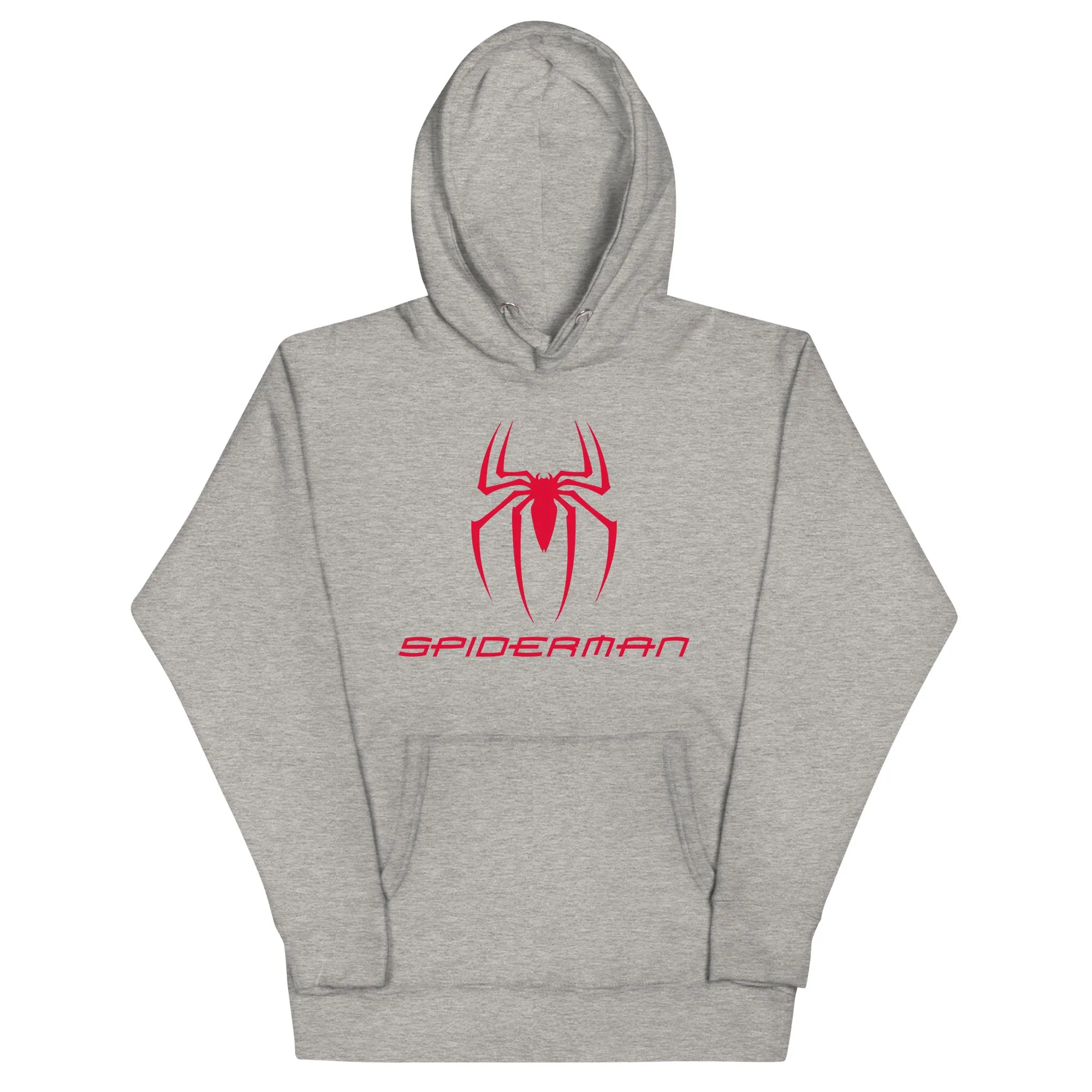 Spiderman Red Logo Printed Hoodie for Men and Women