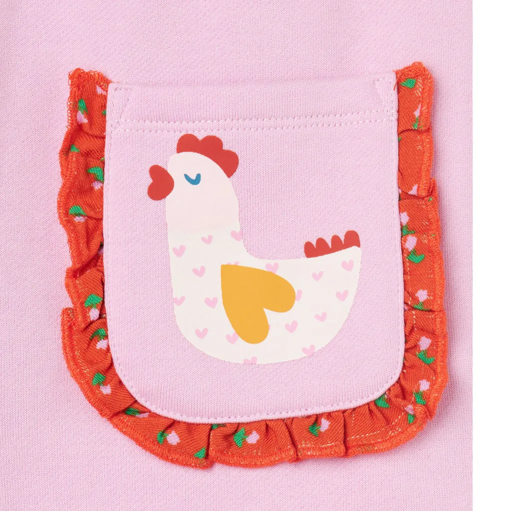Stella McCartney Kids Farmyard Chicken Fleece Joggers