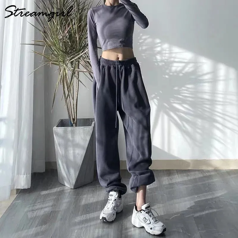 Sweatpants Women Summer Oversize Women Pants High Waist