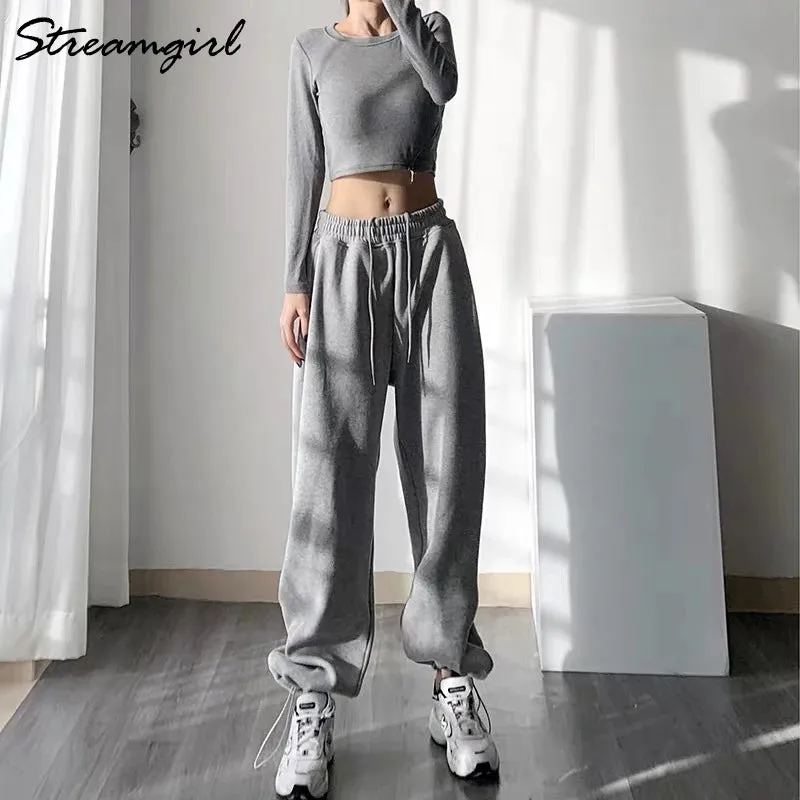 Sweatpants Women Summer Oversize Women Pants High Waist
