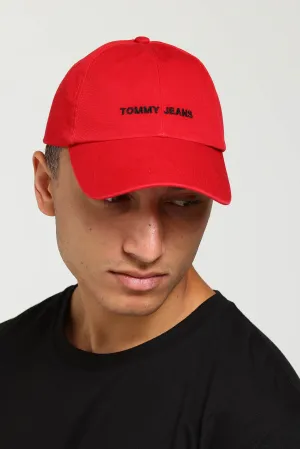Tommy Jeans TJU Sport Cap Red