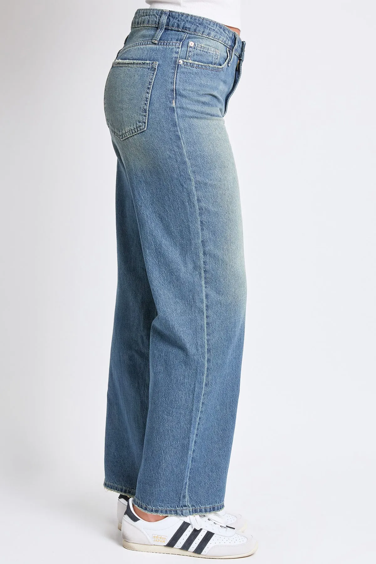Women's Relaxed Wide Leg Rigid Denim Jeans