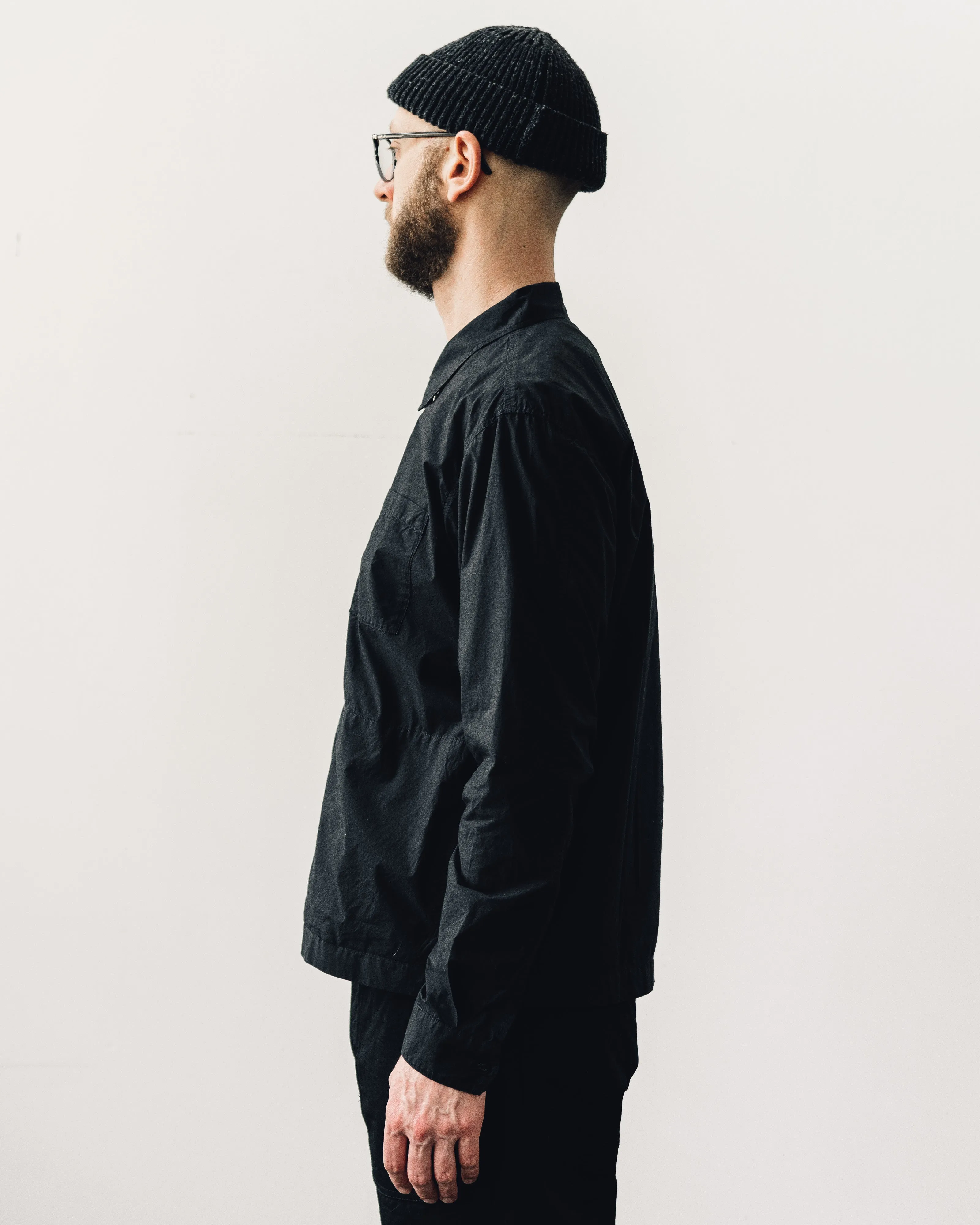 You Must Create Bowie Zip Shirt, Black